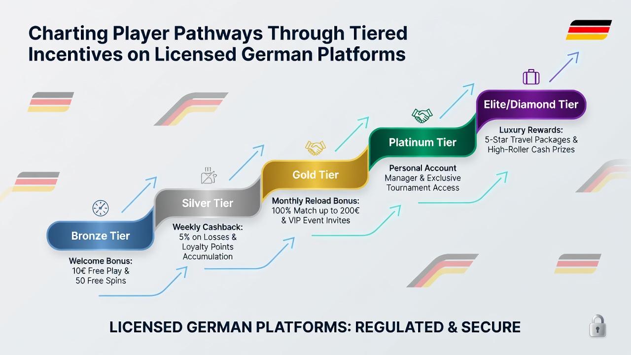 Diagramm zu Spielerfortschritt und Belohnungsebenen