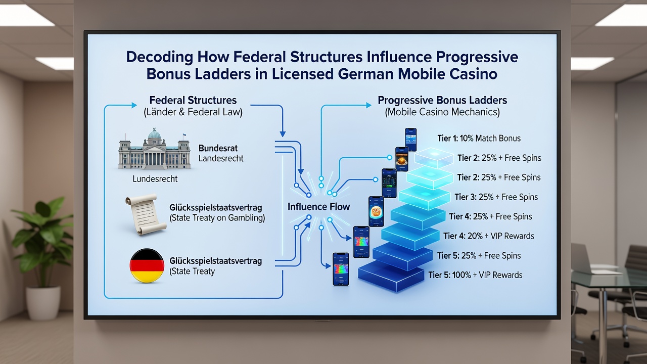 Illustration regionaler Bonusanpassungen in mobilen Casinos
